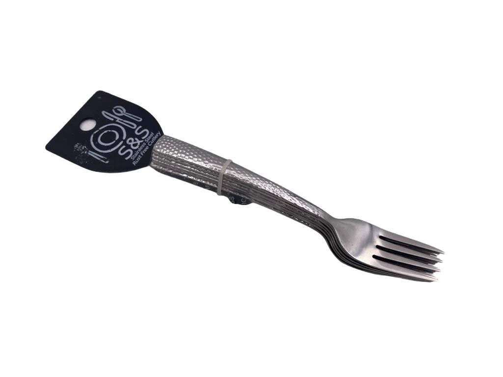 Coral Cake Forks X6.