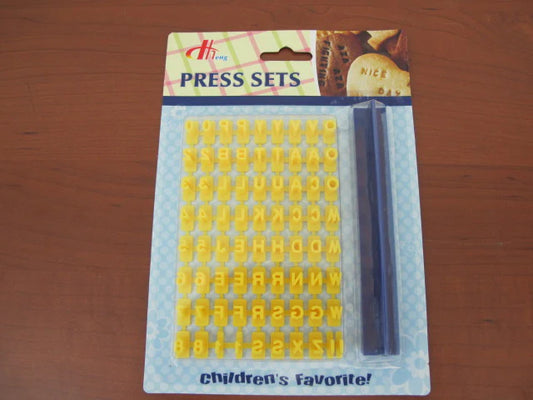 Alphabet Printing Stamp for Cookies