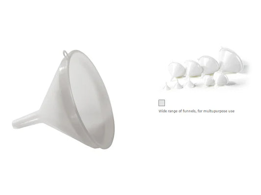 Italian Plastic White Funnel 18 cm