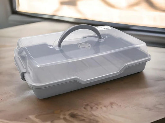 Maxi Rectangular Cookie and Pastry Carrier 45 cm