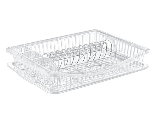 Transparent Plastic Dish Drainer